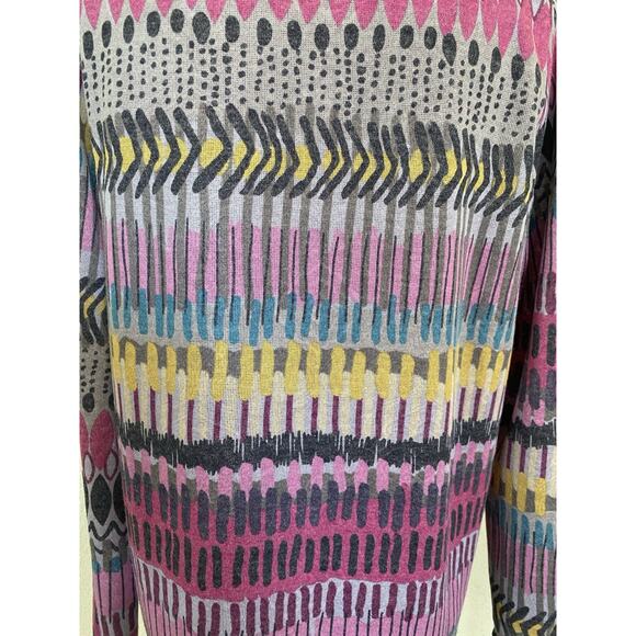 Trisha Tyler Reversible, Long-Sleeved, Mock Turtleneck, Lightweight Sweater - Sm - Picture 2 of 6